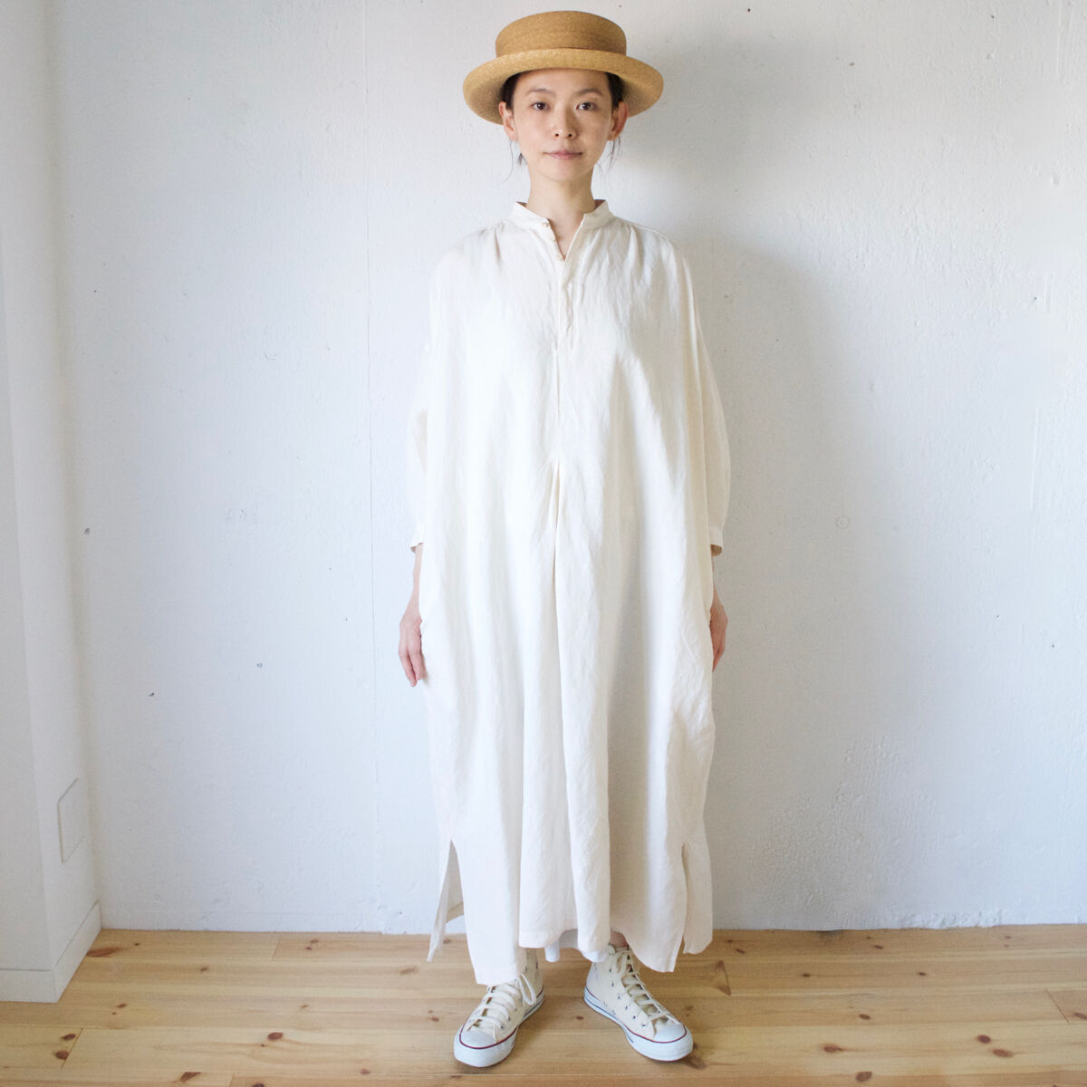 Suzuki Takayuki スズキタカユキ Peasant Dress レーヨンリネン ペザントドレス ワンピース Sold Out