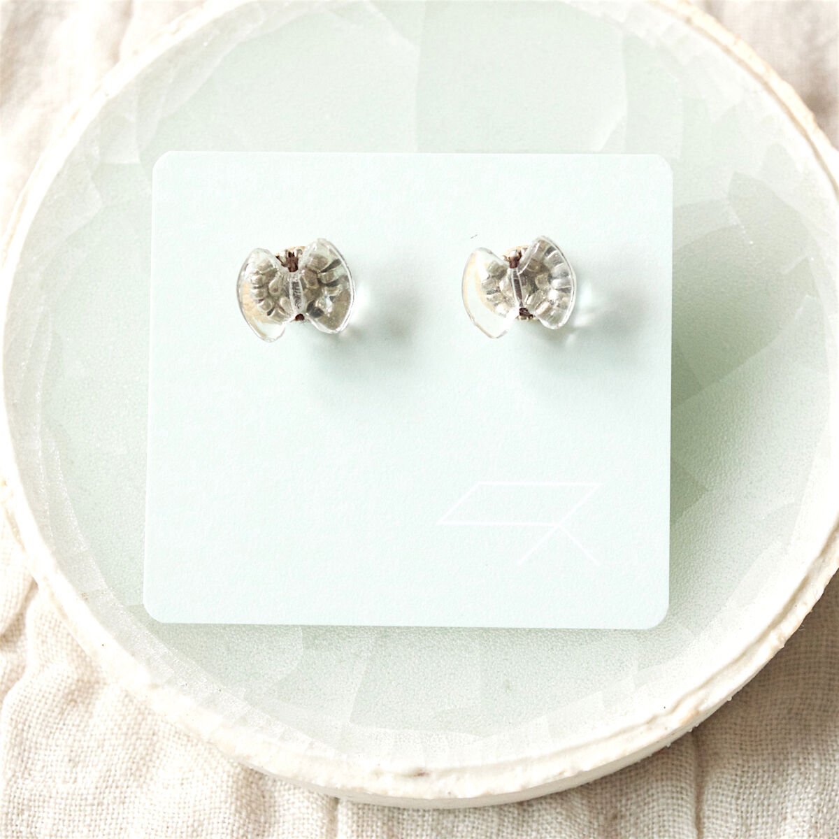 tamas(タマス)イヤリング&ピアス「水浴びする2人 silver / gold