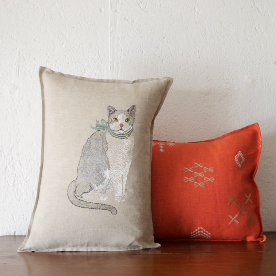 Coral & Tusk/コーラル・アンド・タスク「 Fancy Cat」クッションカバー/30 ×40cm