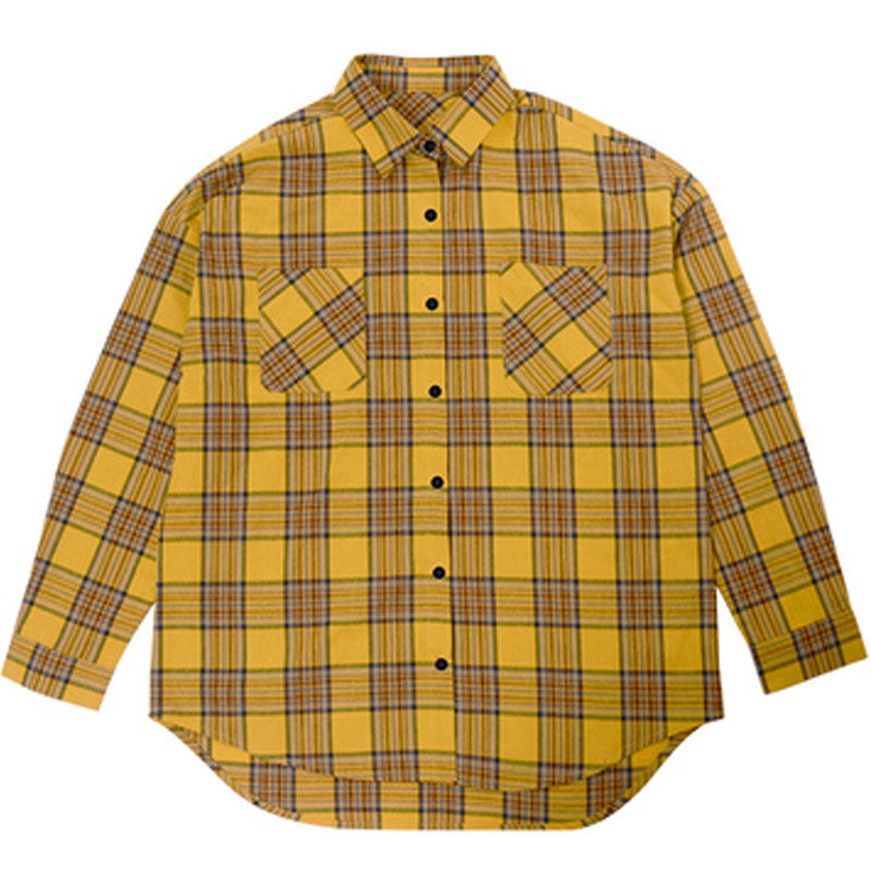 マスタードチェックシャツ Bts ジミン着用モデル 日本未入荷アクセサリーleadhope