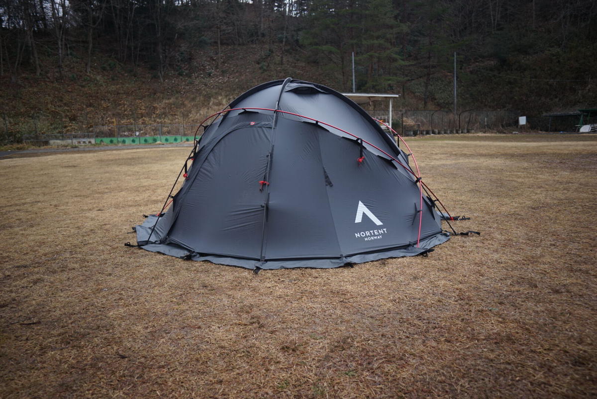 Nortent Gamme 4 キャンプテント グレー Nortent Gamme 4 Arctic stone grey ノルテント ギャム4