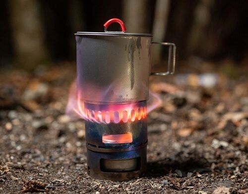 EVERNEW エバニュー Ti Mug pot 500 Stove set ECA538 アウトドア キャンプ 登山 トレッキング/493404863709