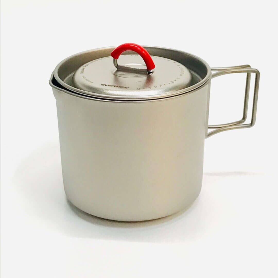 EVERNEW エバニュー Ti Mug pot 500 チタンマグポット ECA537 アウトドア キャンプ 登山 トレッキング / 4934048637088