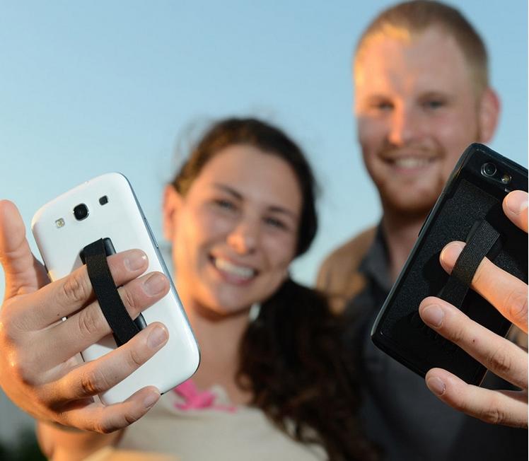 片手操作ラクラク スマホ 片手持ち バンド 落下防止 Life Beauty E Shop