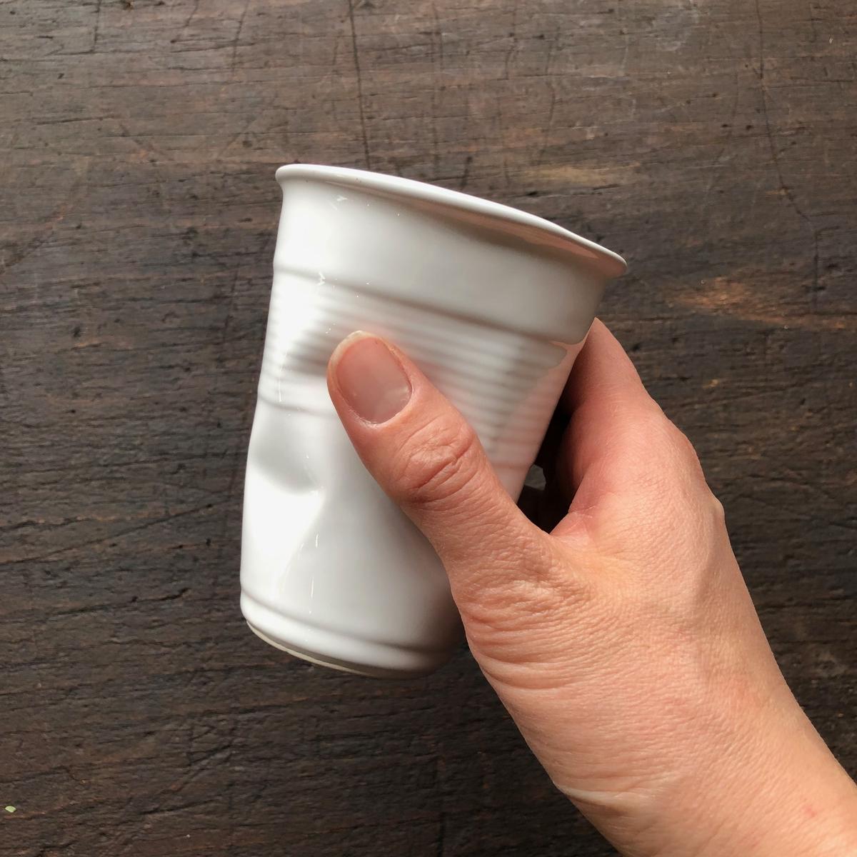 ☆お求めやすく価格改定☆ レア 5個セット 小 クラッシュドカップ 陶器