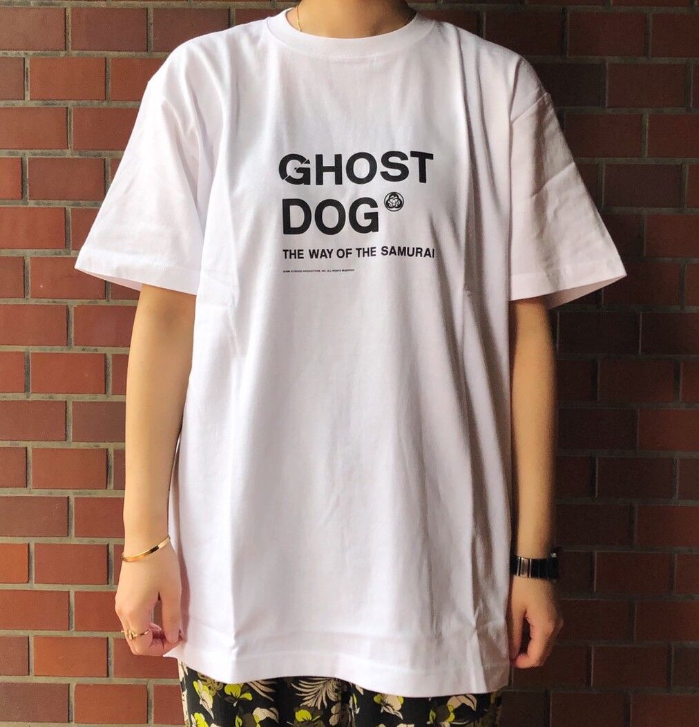 ゴースト・ドッグ」ロゴTシャツ(W/B)/ JJレトロスペクティブ2021