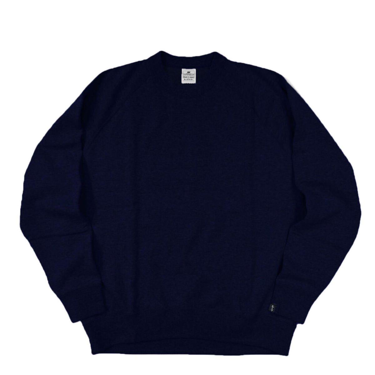LW313 吊り編みリラックスフィット クルースウェット マリン(ネイビー)