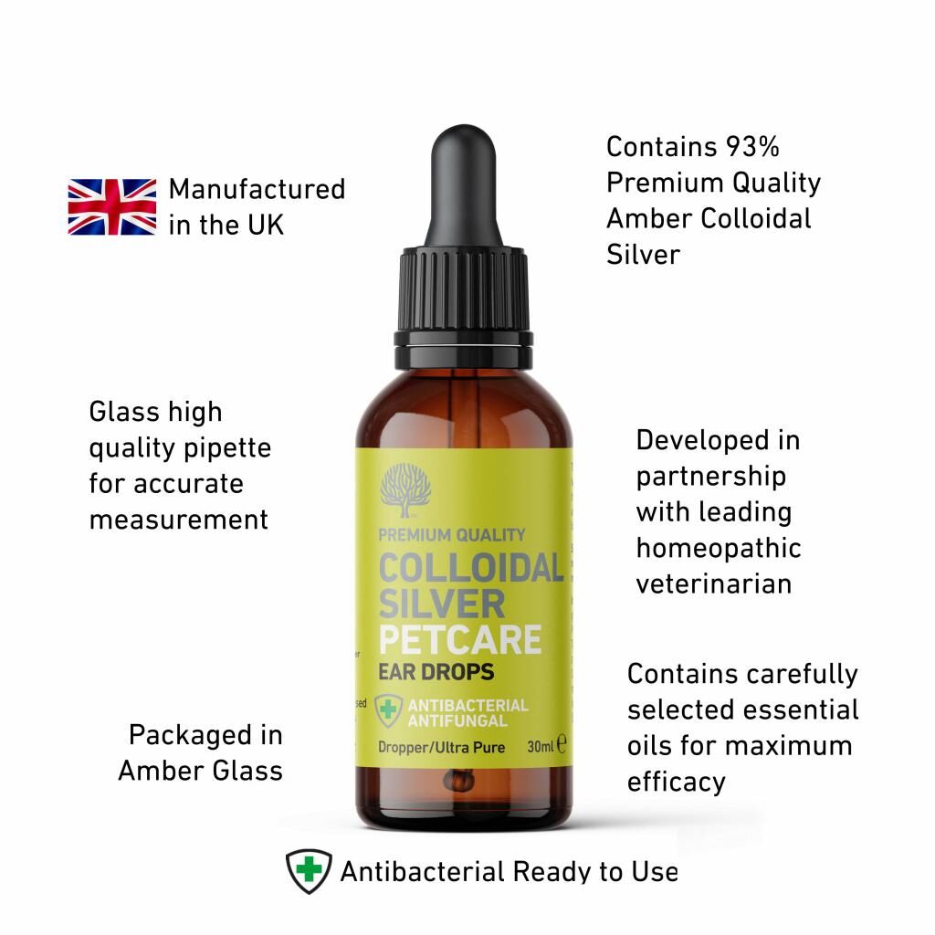 NGS トゥルー（真正）コロイダルシルバー 耳ドロップエッセンシャルオイル入り（ペット用）3...