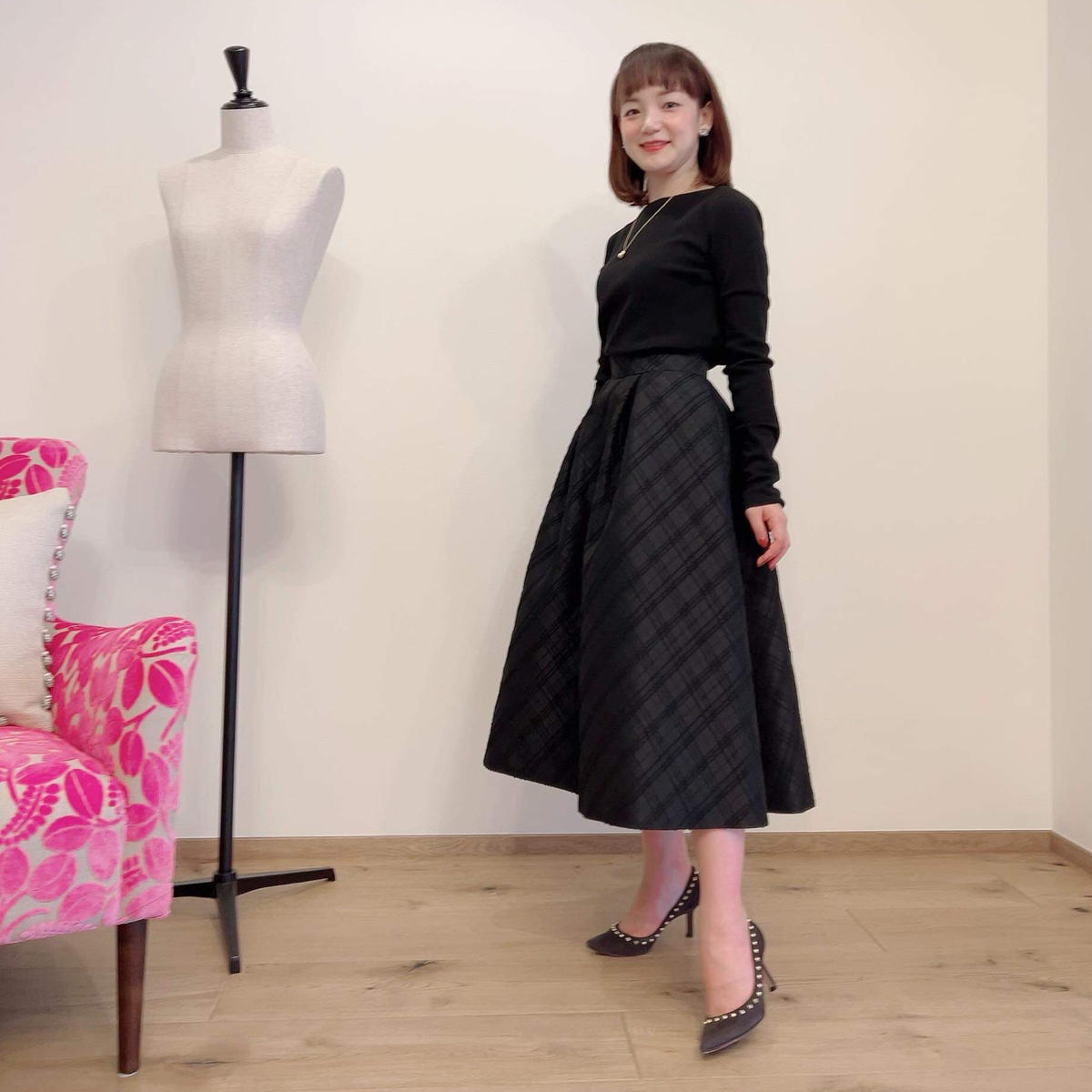 冬は、主役級のスカートがオシャレに決まります！ | 望月順子