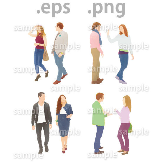 外国人イラスト Eps Png Gl 002