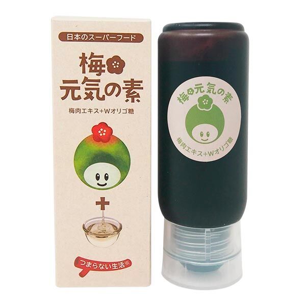 梅・元気の素(梅元気の素)ムメフラールやクエン酸がいっぱいのアルカリ性食品。梅肉エキス +Wオリゴ糖 梅肉エキス +ひまわりハニー 梅・元気の素(梅元気の素)ムメフラールやクエン酸がいっぱいのアルカリ性食品。梅肉エキス +Wオリゴ糖 梅肉エキス +ひまわりハニー