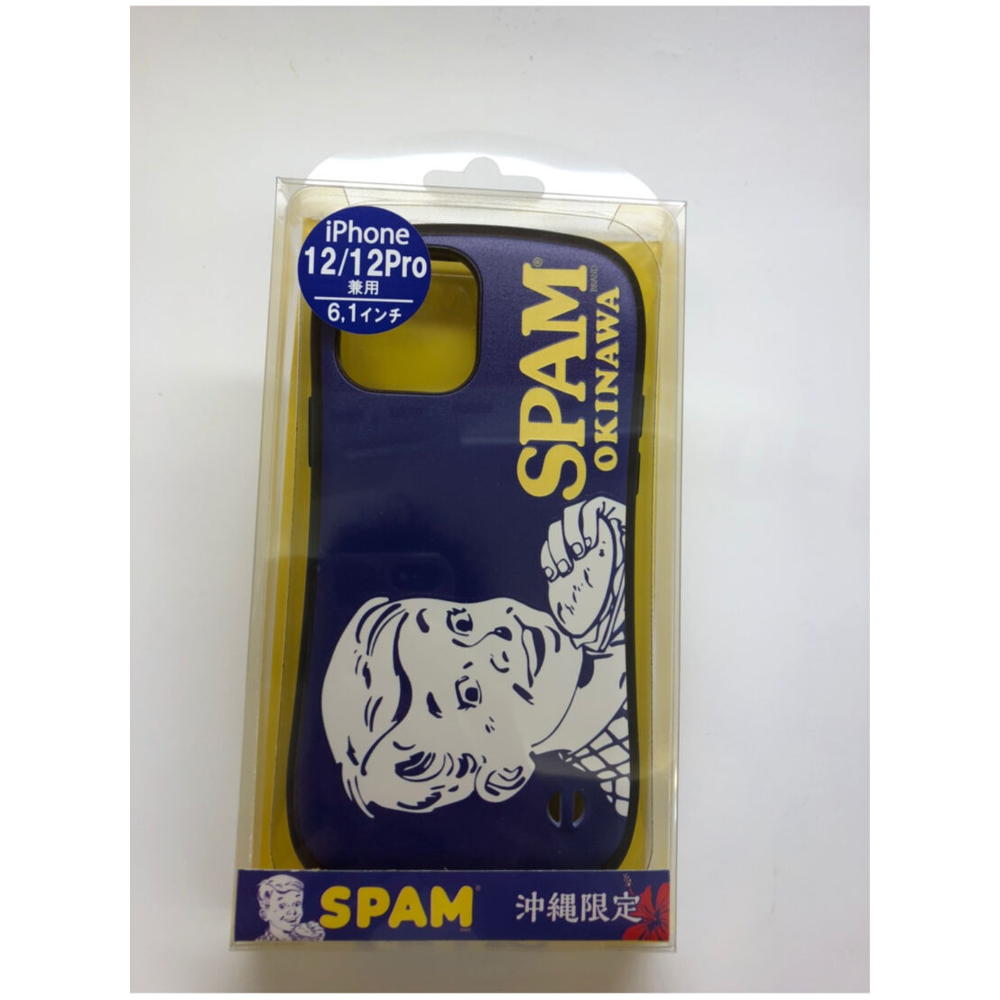 沖縄限定 Iphone12 12proケース ｓpam人物 青 沖縄土産 東宝堂 Store