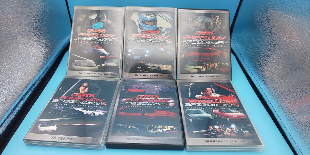 首都高速トライアルDVDセット　５枚　カスタムカー　改造車　カーアクション映画 首都高速トライアルDVDセット 5枚 カスタムカー 改造車 カー