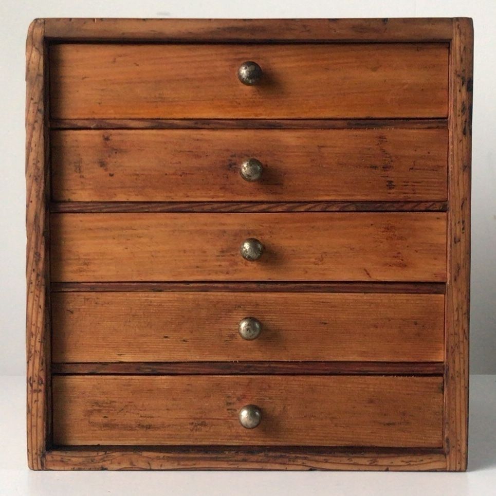 アンティーク 5杯小引き出し 昭和初期頃 | GobaTools