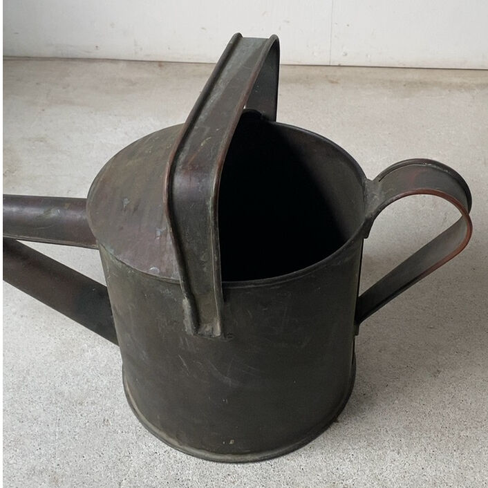 アンティーク ドイツ製 手打ち 銅製 水差し ジョウロ ジョーロ