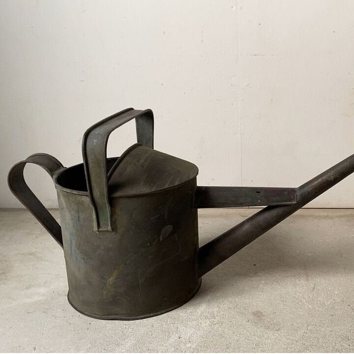 アンティーク ドイツ製 手打ち 銅製 水差し ジョウロ ジョーロ