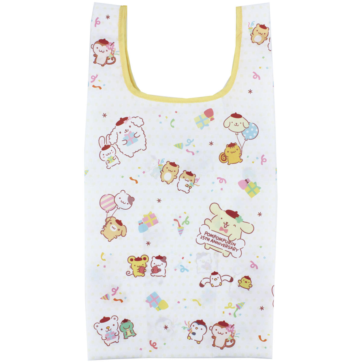 ポムポムプリン ２５周年限定デザイン 抗菌防臭エコバッグセット