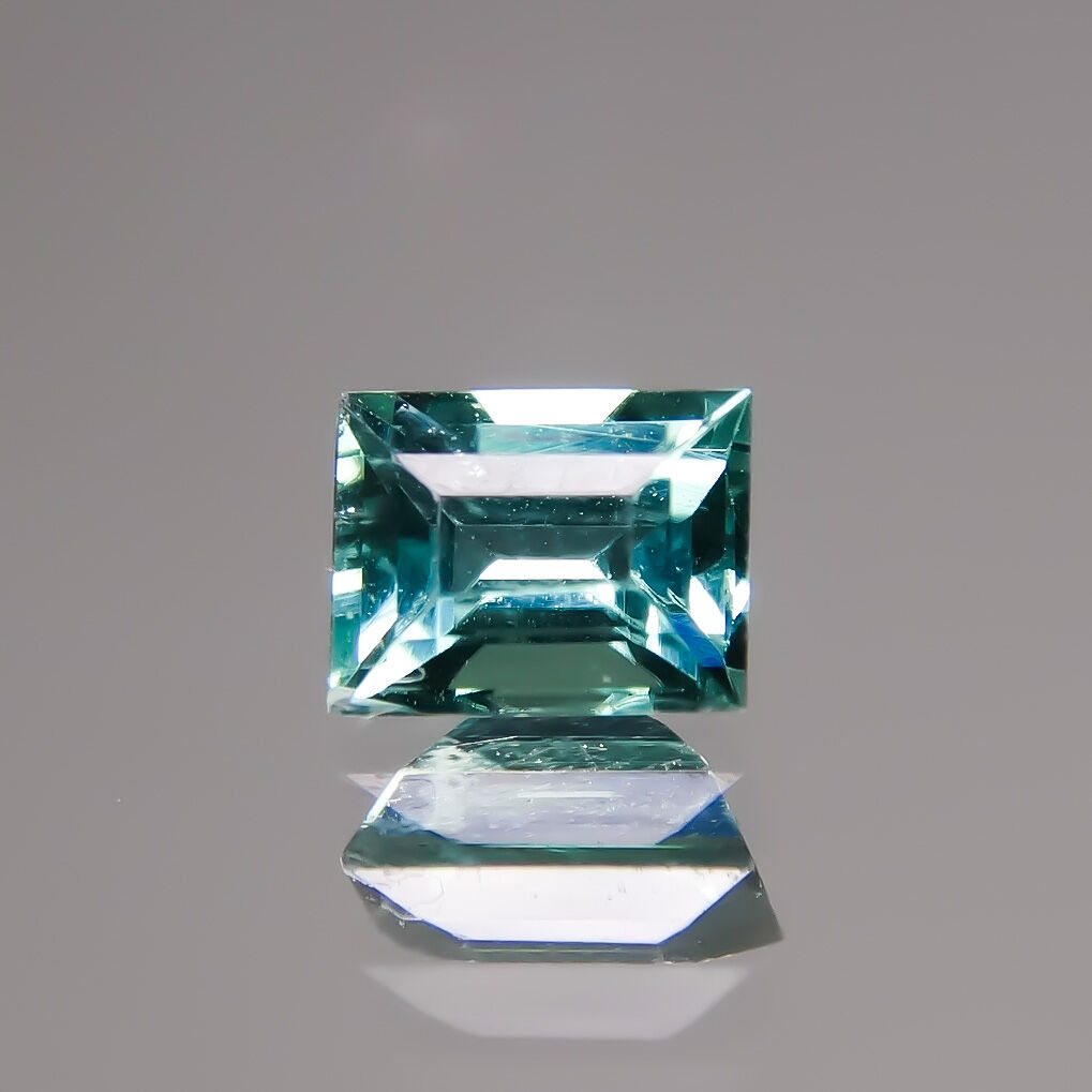 初売り 1.39ct 天然 トルマリン ブルーグリーン トルマリン クッション 