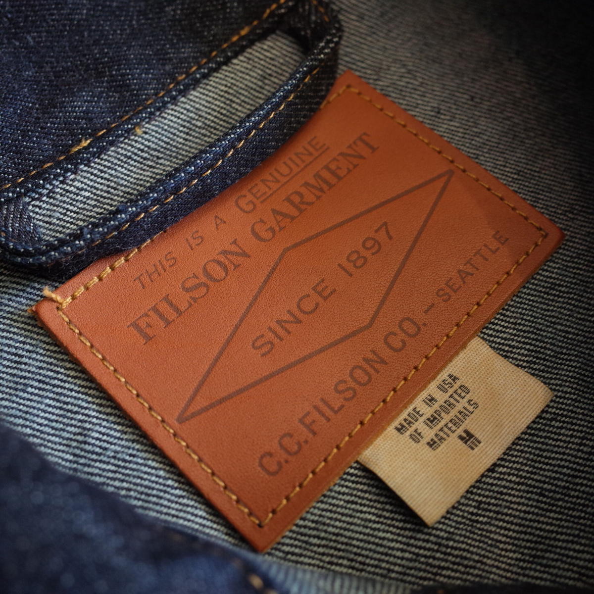 FILSON "OUTLET" UNLINED DENIM SHORT CRUISER J...