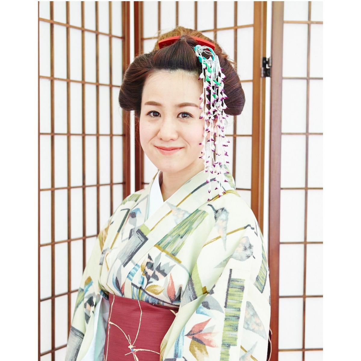 自分で簡単日本髪キット まるまげ 日本髪が自分で簡単に結えちゃう魔法のキット まるまげ