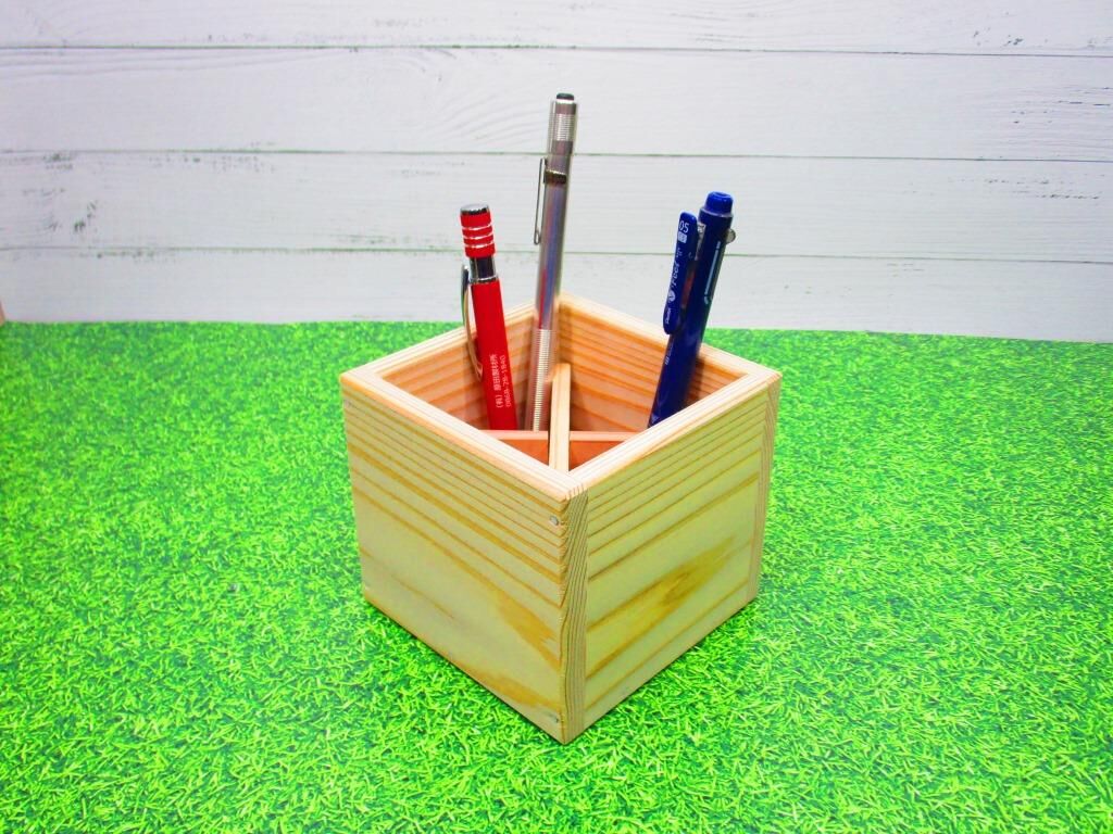 えんぴつ立て 組み立て工作キット(釘の下穴つき) うっどわーくすハラダ 手作り 木の店 原... えんぴつ立て 組み立て工作キット(釘の下穴つき) うっどわーくすハラダ 手作り 木の店 原...
