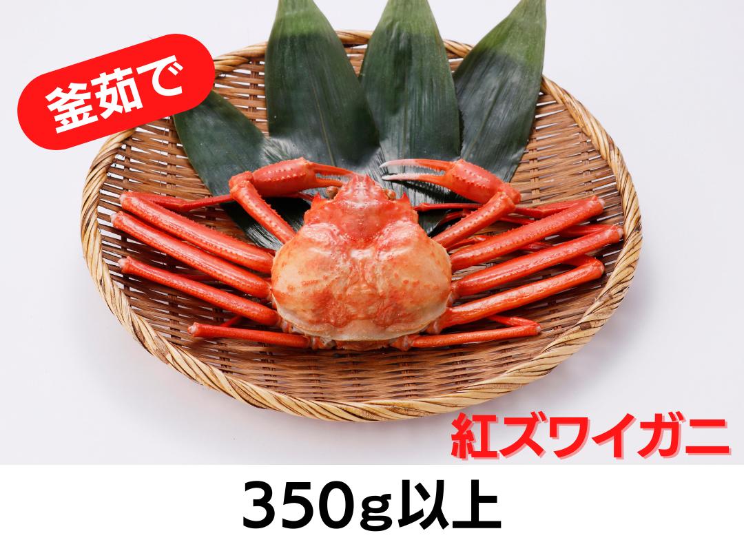 1枚単品 追加用 茹で紅ズワイガニ 350ｇ以上 入荷次第の発送 松葉ガニ 松葉蟹