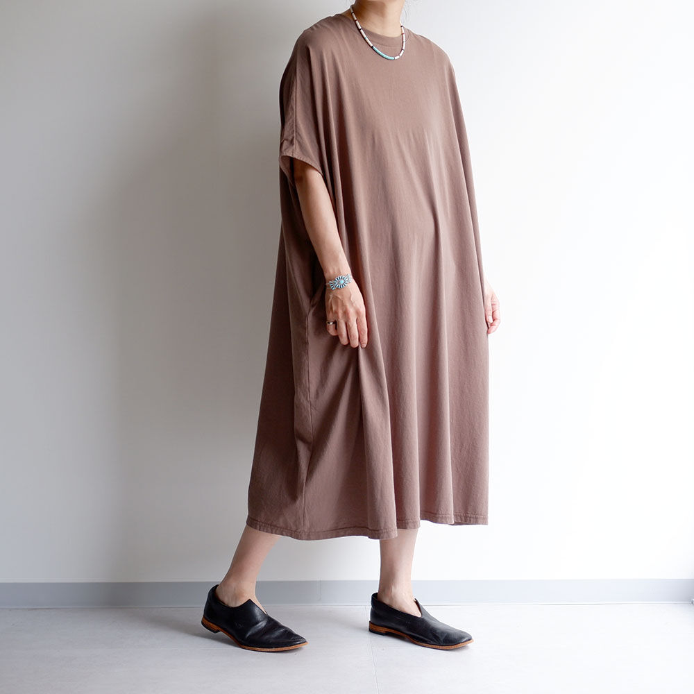 Universal Tissu ユニバーサルティシュ エーゲ海空紡天竺bigワンピース