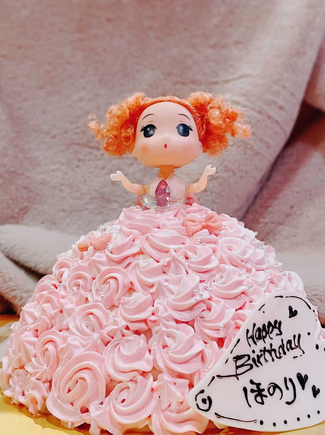 可愛いプリンセスドレスケーキ5号 Masako Sweets