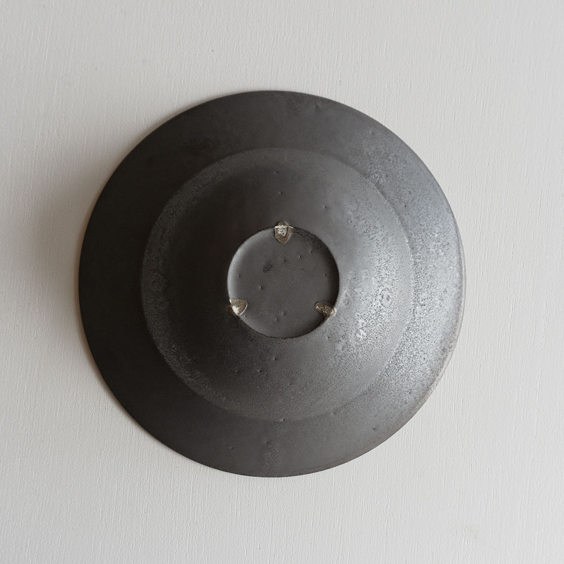 船串篤司　リム皿　新品未使用　貫入入り 船串篤司 リム皿(黒) 25cm | Call