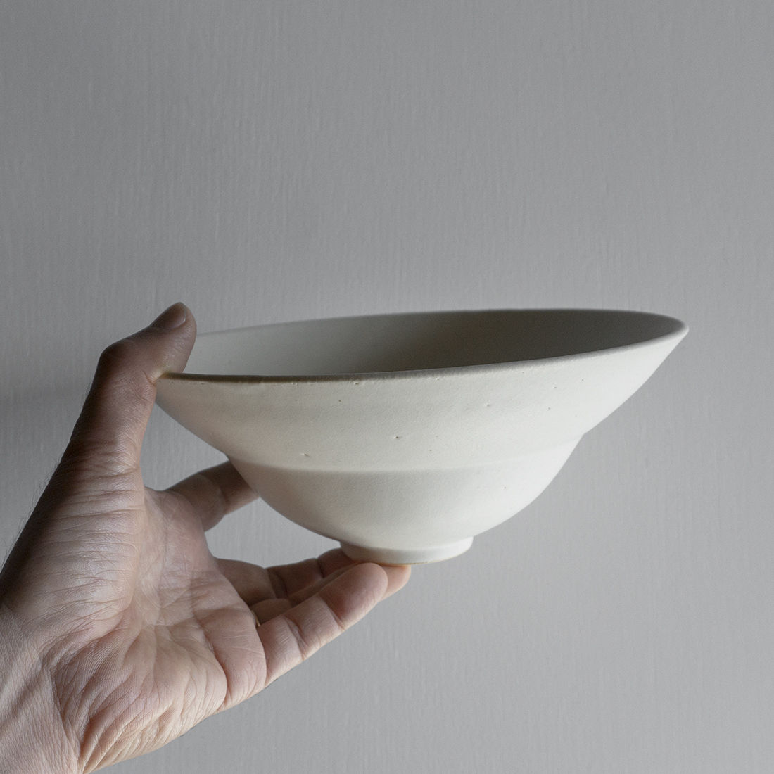 白蓮】船串篤司 プレート 皿 白 黒 貫入 4点まとめて 人気作家/器/陶器