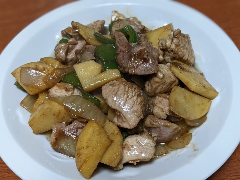 七面鳥のすり身炒めのレシピ