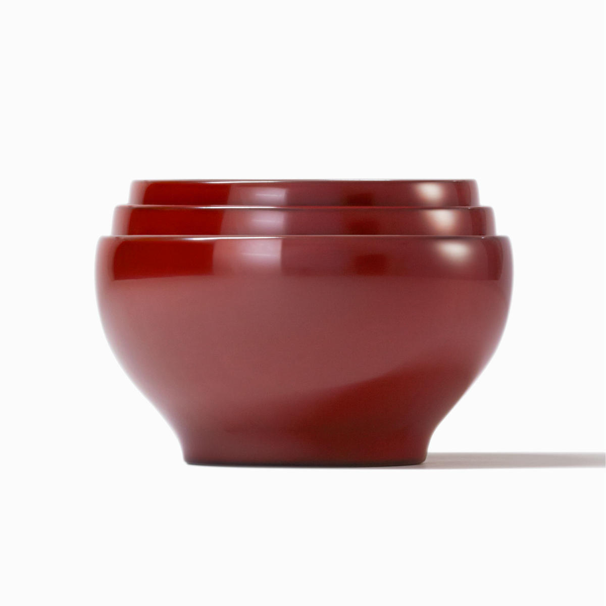 めぐる 日月 花塗り 赤 三つ組 漆器 めぐる オンラインストア