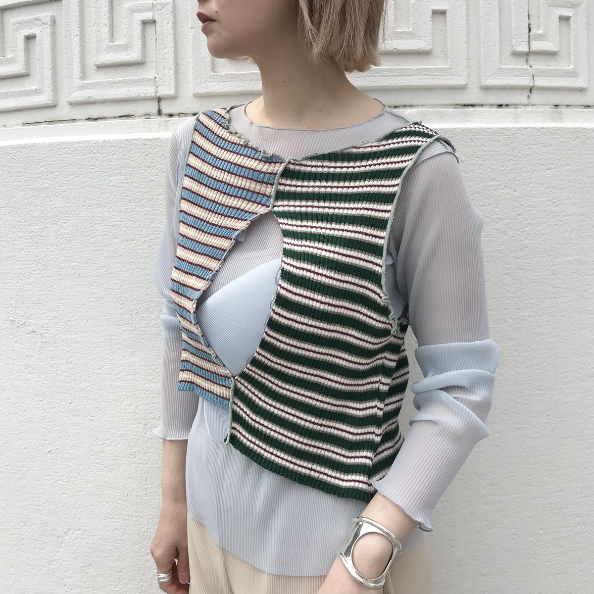 kotohayokozawa docking knit dress
