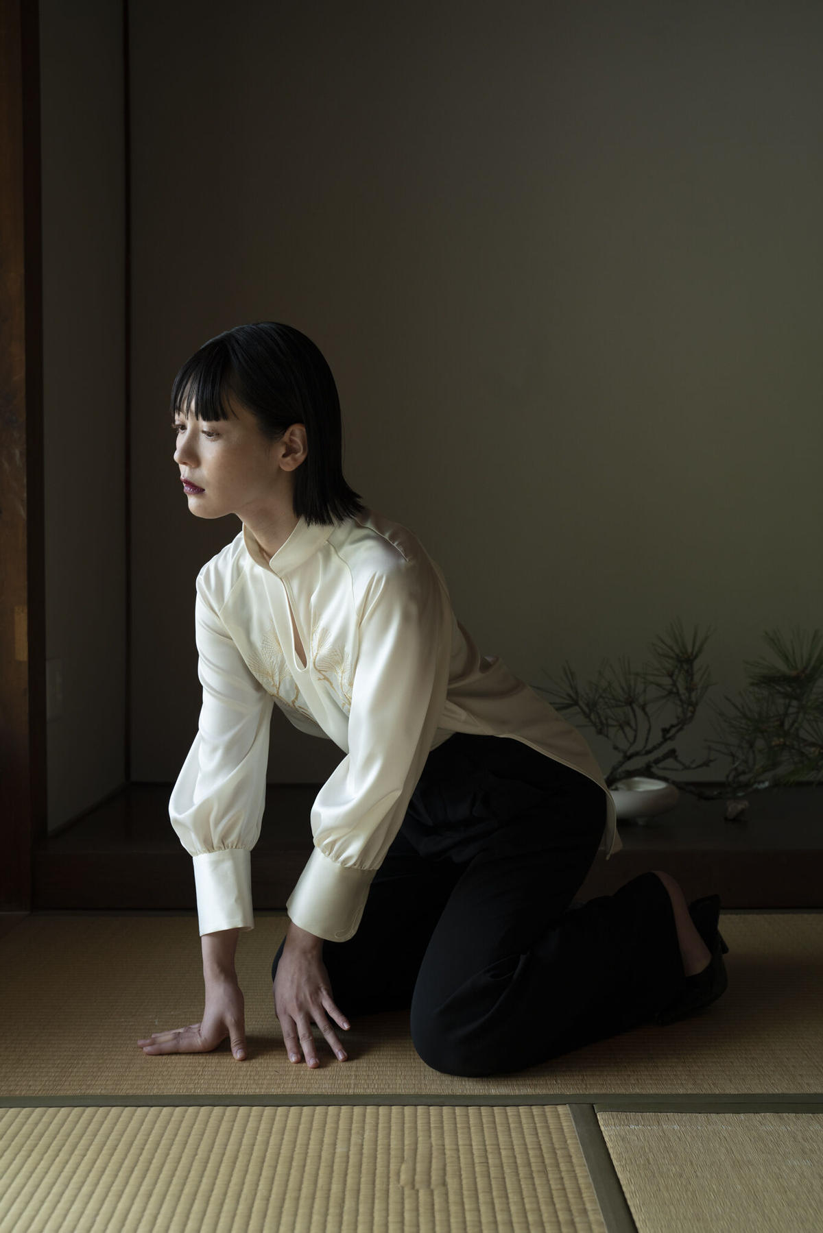 iconology 花を着るブラウス#04 松-