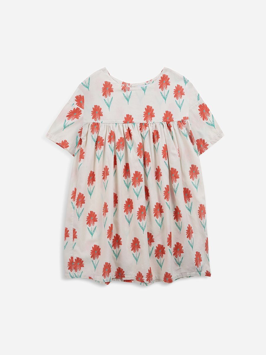 BOBO CHOSES 】Petunia all over woven dress (4- BOBO CHOSES 】Petunia all over woven dress (4-