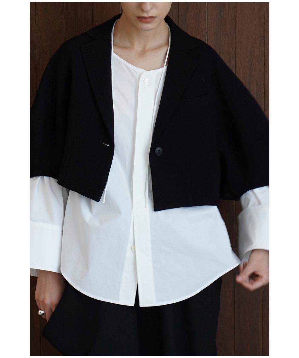 新品タグ付 CLANE LANTERN SLEEVE JACKET サイズ2-