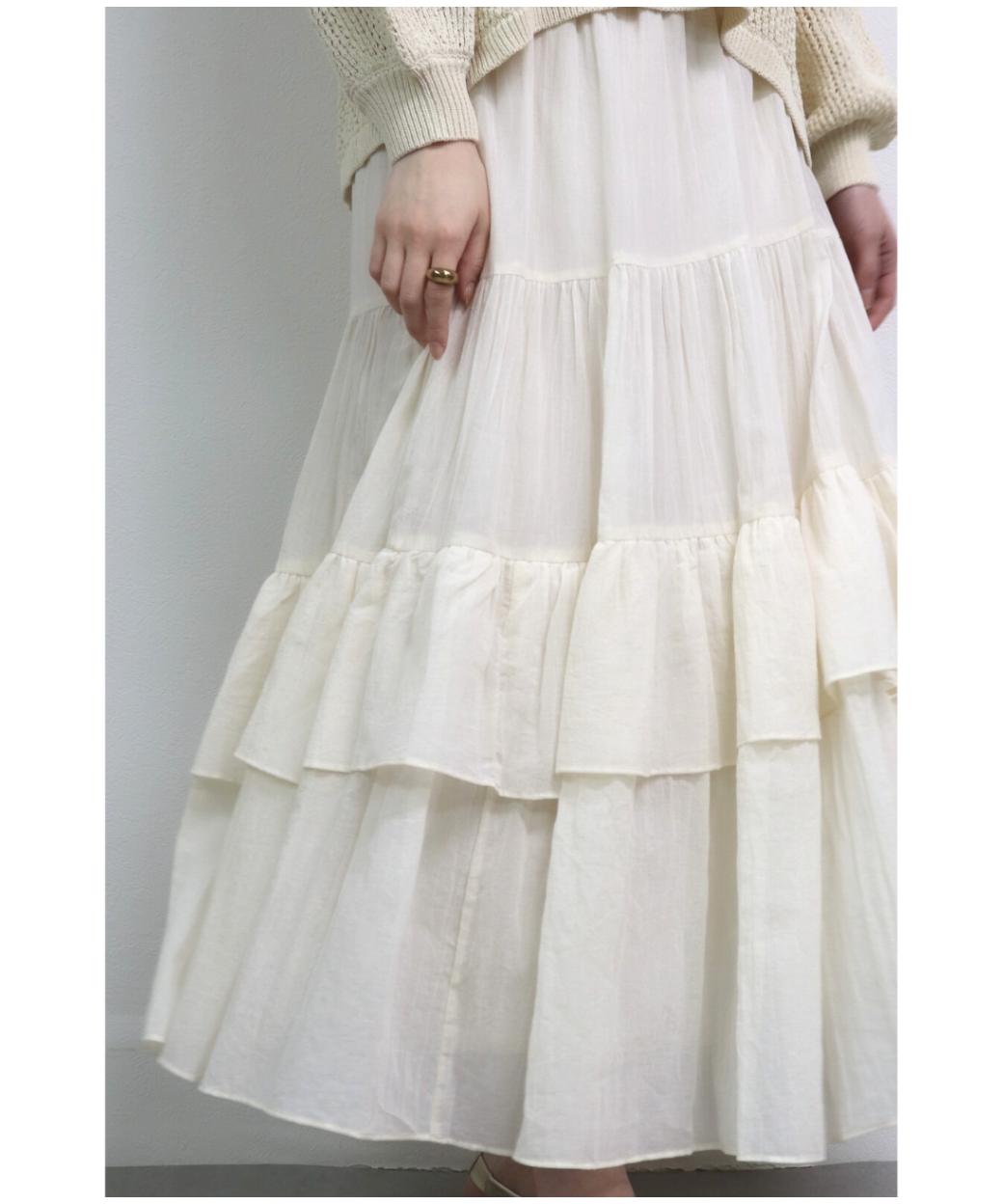 Verybrain ♡ Tiered skirt ティアードスカート | aventueras.ch