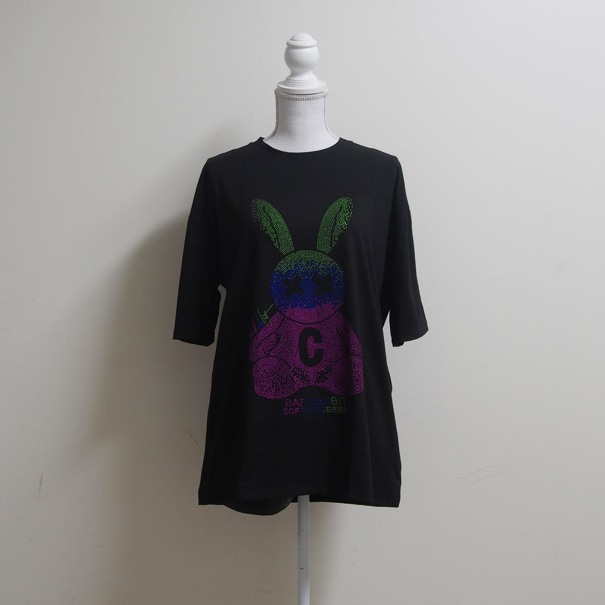 うさぎプリントtシャツ C Min Plume Official Store