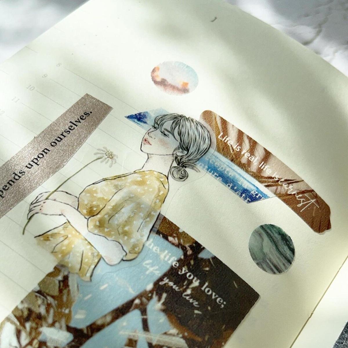 Pion マスキングテープ 《She》 [PI004] | Misty Classic | 海...