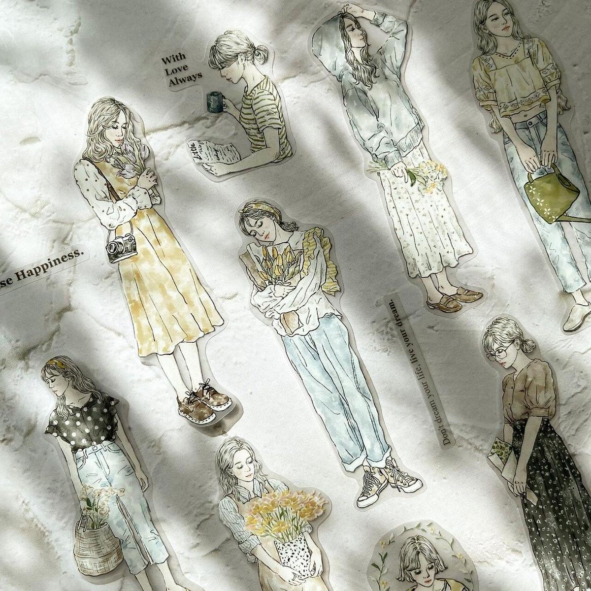 Pion マスキングテープ 《She》 [PI004] | Misty Classic | 海...