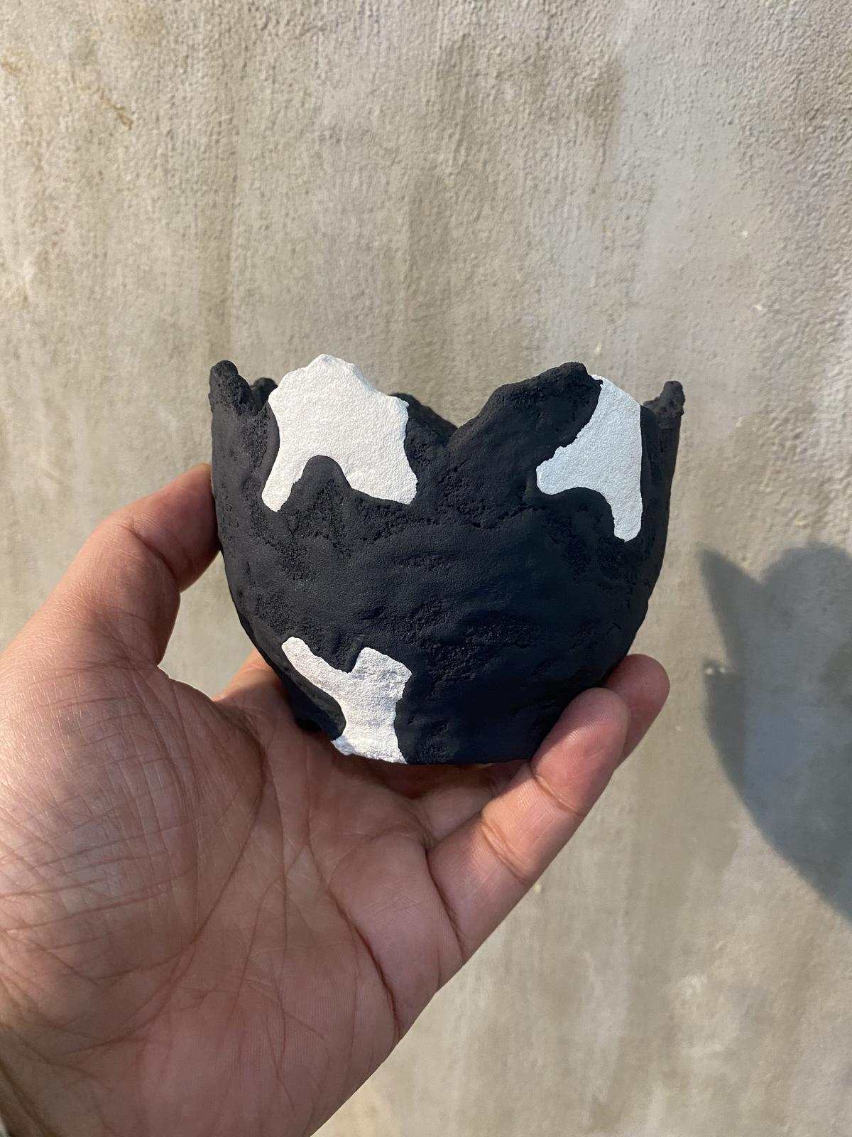 未使用 left botanical レフトボタニカル cylinder 垂れ ブラック 鉢