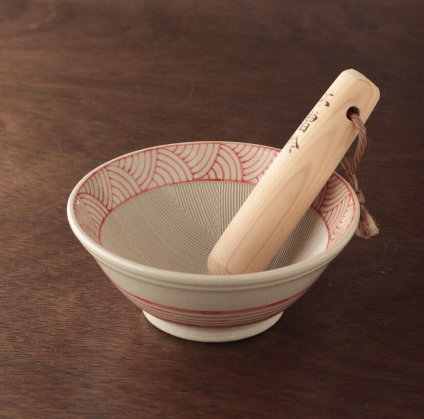 Japanese mortar and pestle set Yamase Ceramic...