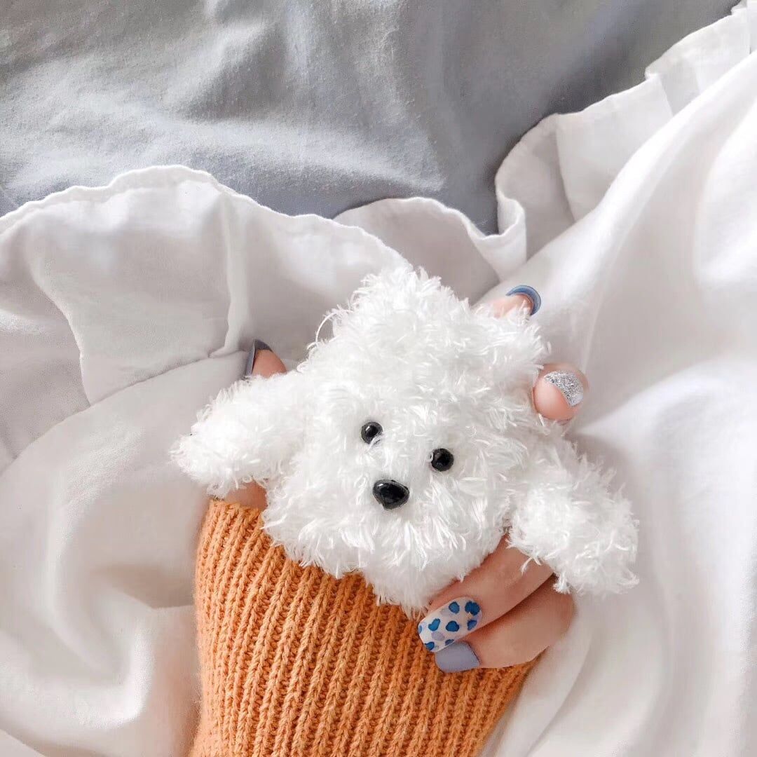 犬ちゃん airpods第三世代ケース フワフワファー 可愛い airpodsカバー