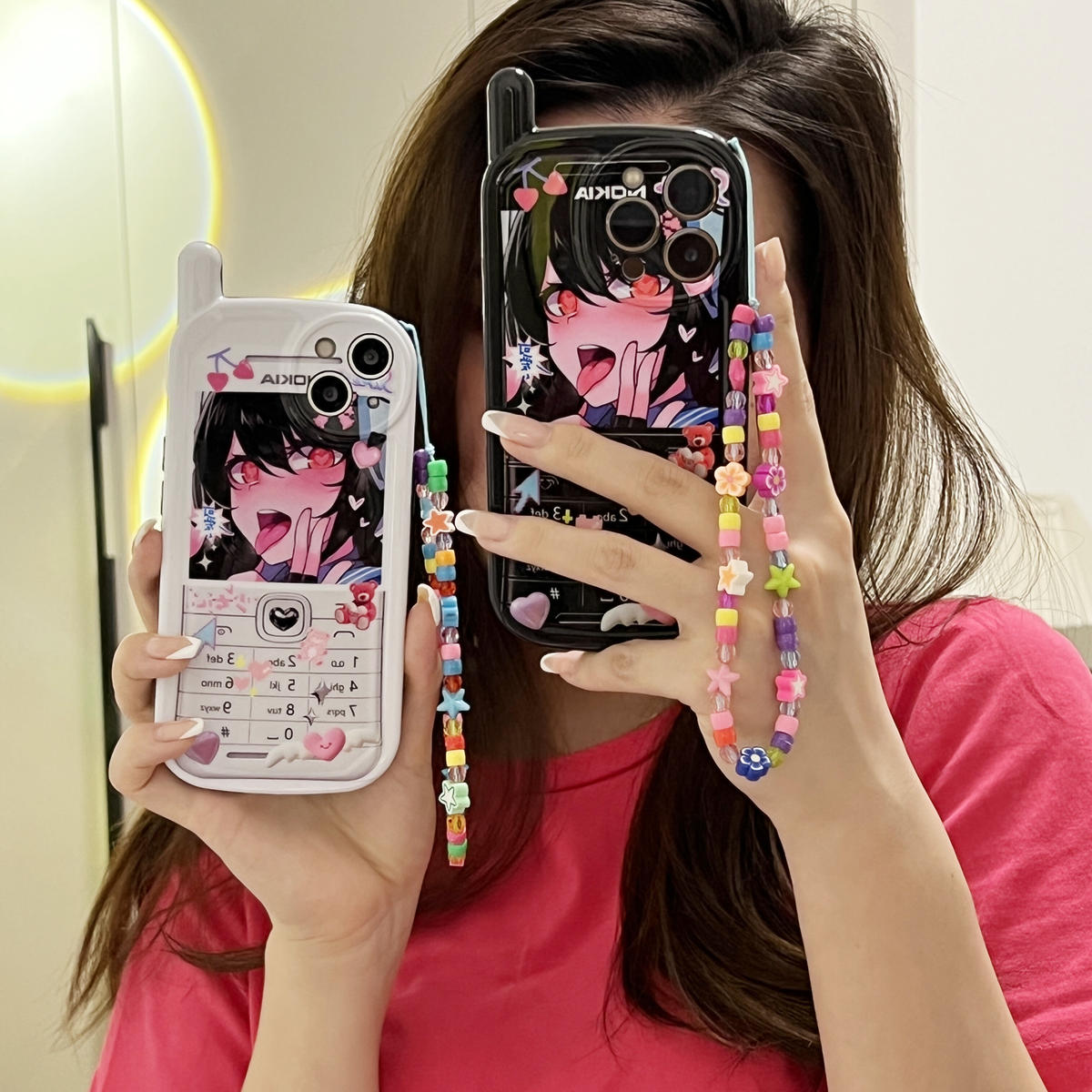 レトロ可愛い アナログ感 ガラケー風 Iphoneケース リボン Iphoneカバー リボン スマホ スマホグッズ 落下防止 おもしろ Lamitte Deco トレンド 韓国ファッション ショップ Base店 Powered By Base 携帯 ガラケー ホルダー Studiodeiure It