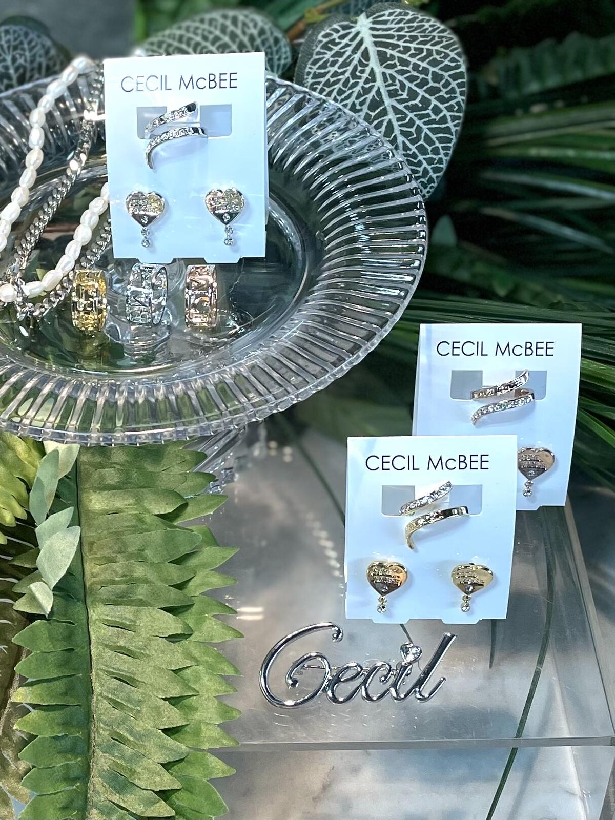 ハートロゴピアス Cecil Mcbee Accessory