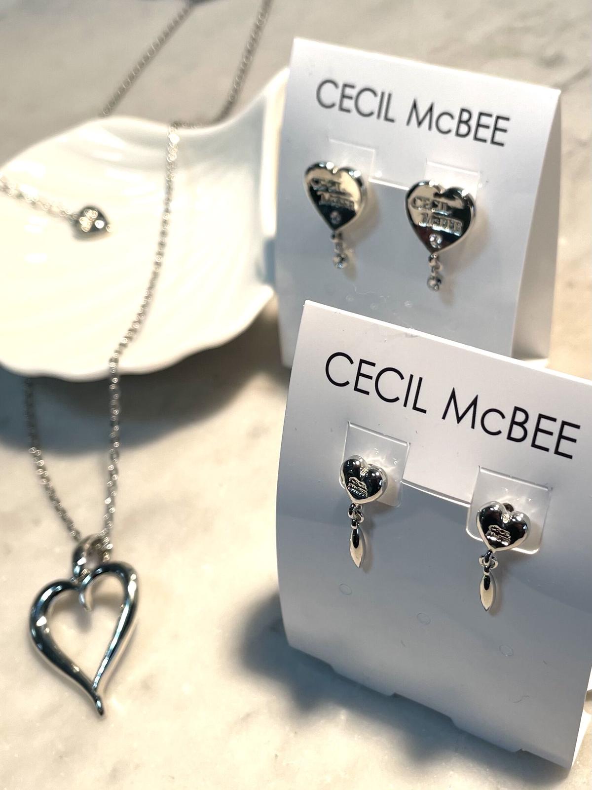 ハートロゴピアス Cecil Mcbee Accessory