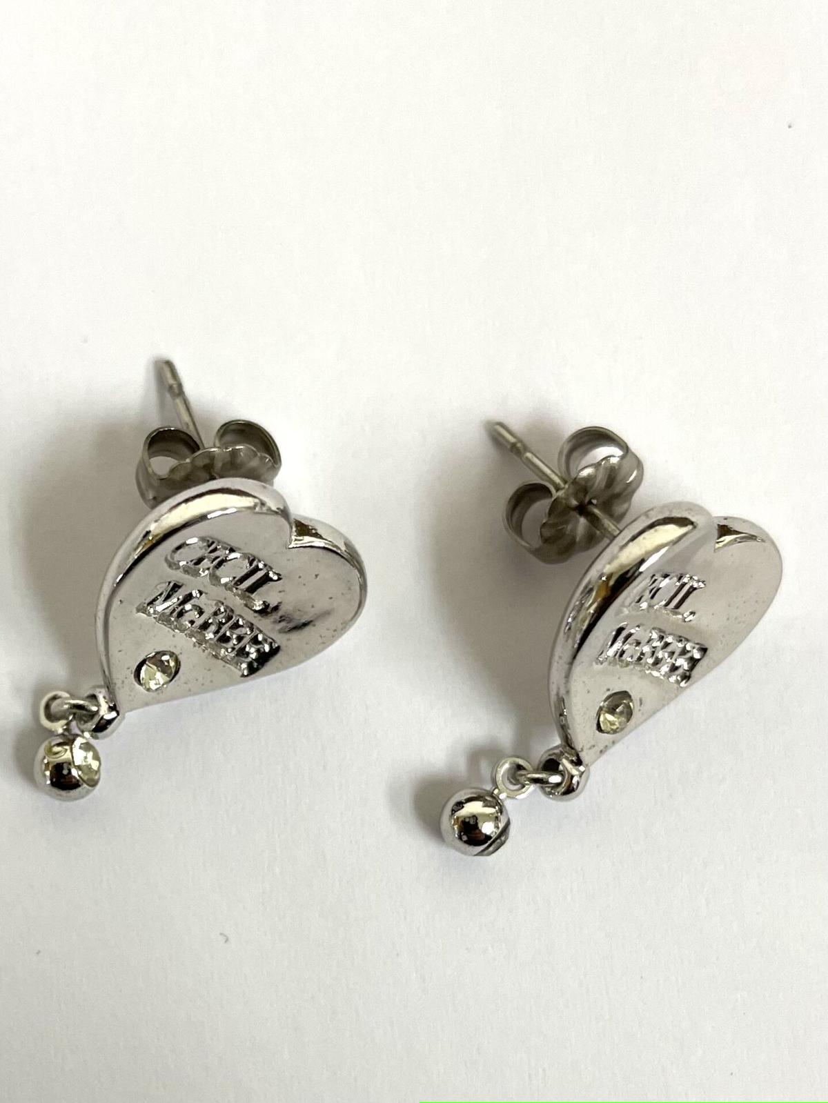 ハートロゴピアス Cecil Mcbee Accessory