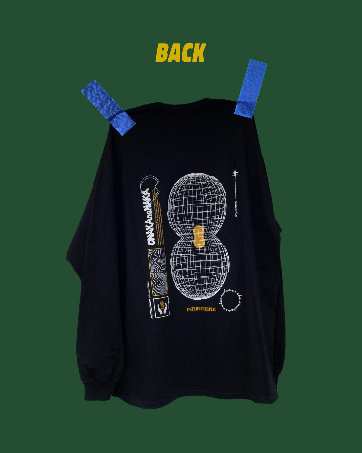 【受注生産】ピーナッツくん × Moment Tokyo ”ONAKA no NAKA” L/S Tee
