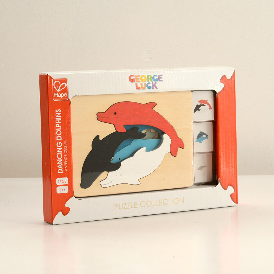 中古 イルカ 3重パズル 6 Mu George Luck 目玉 新品 その他 Hlt No