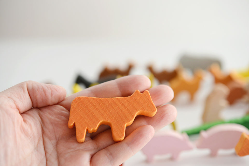 3才 追加の積木 ミニ積木 デュシマ動物 30ピース Toys Gift Momo 3才 追加の積木 ミニ積木 デュシマ動物 30ピース Toys Gift Momo